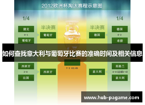 如何查找意大利与葡萄牙比赛的准确时间及相关信息 如何查找意大利与葡萄牙比赛的准确时间及相关信息